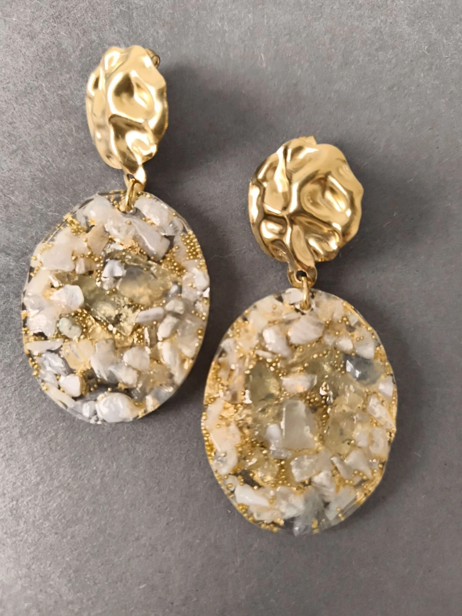 Boucles d'oreilles artisanales 